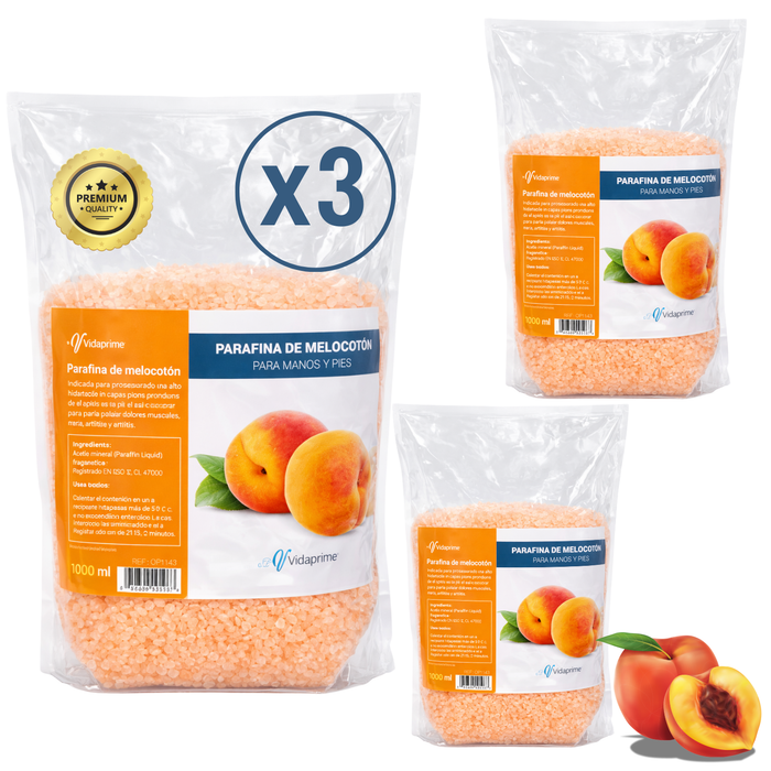 Rehabilitation Paraffin Pack for Hands and Feet 3000ml | Peach