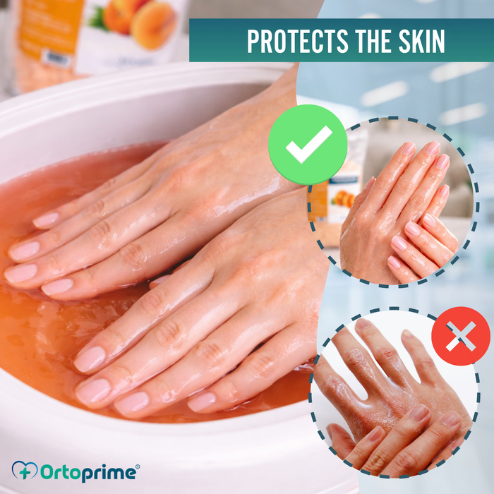 Rehabilitation Paraffin Pack for Hands and Feet 3000ml | Peach