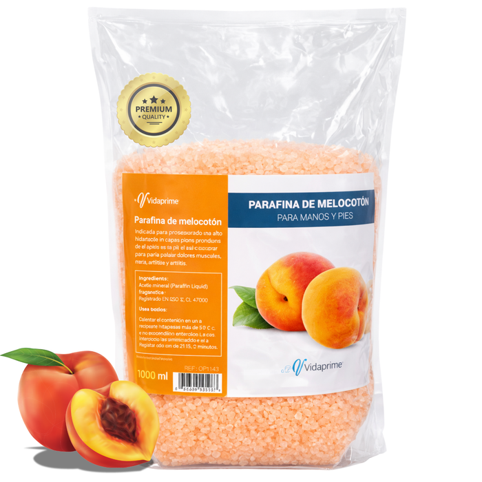 Rehabilitation Paraffin for Hands and Feet 1000ml | Peach