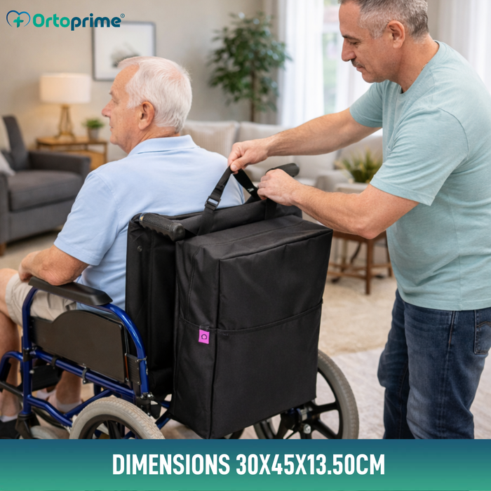 Rear Wheelchair Backpack | 8 Compartments