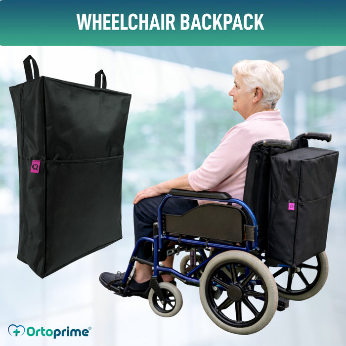 Rear Wheelchair Backpack | 8 Compartments