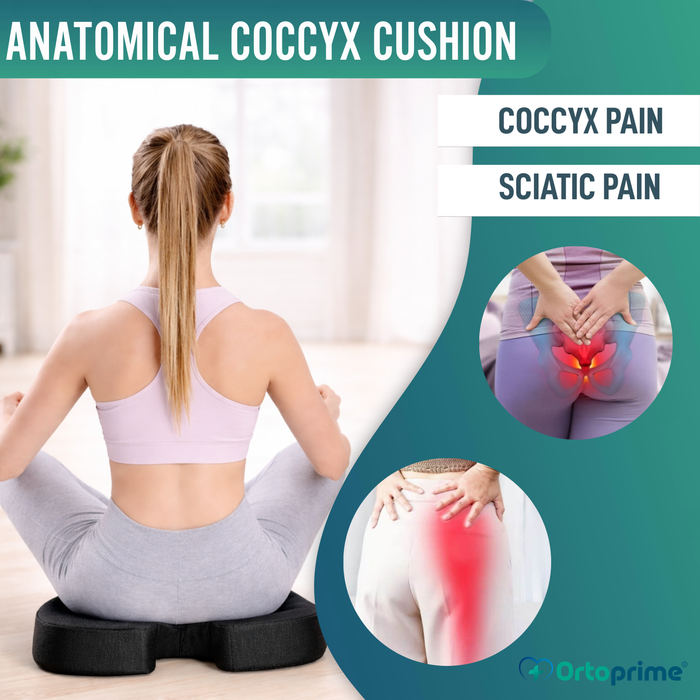 Viscoelastic Pressure Sore Cushion for Coccyx 60kg/m3