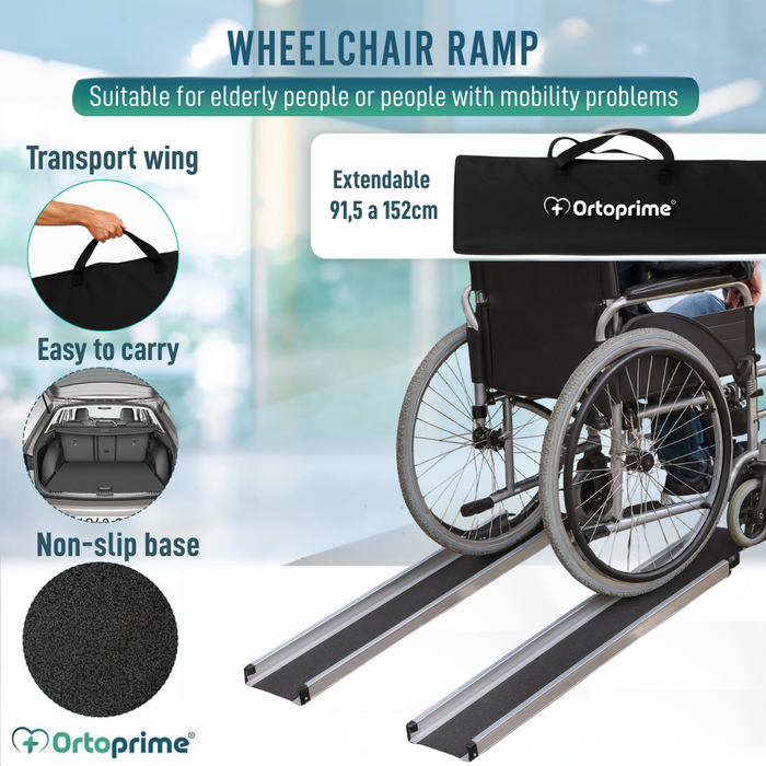 Telescopic Wheelchair Ramps 270kg | Durable Ramps