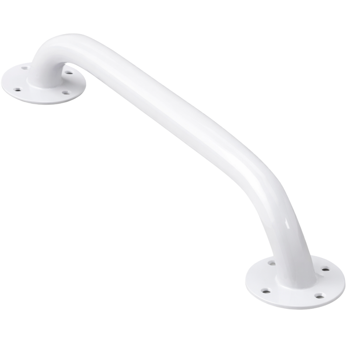 White Steel Grab Rails for Wall Mounting | Four Sizes