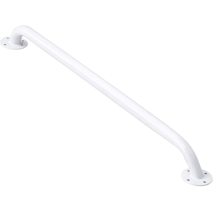 White Steel Grab Rails for Wall Mounting | Four Sizes