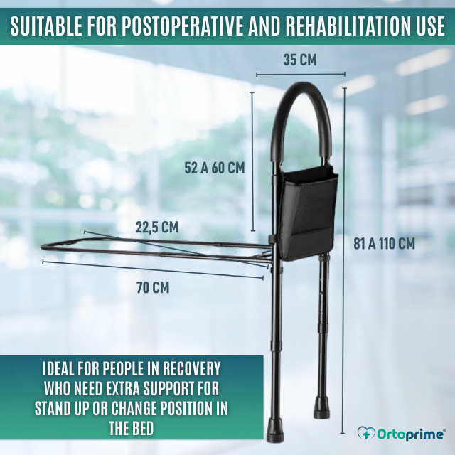 bed-assist-rail-anti-slip-padding-ortoprime-uk