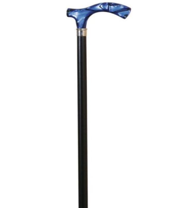 beech-wood-walking-stick-with-blue-methacrylate-handle-ortoprime-uk