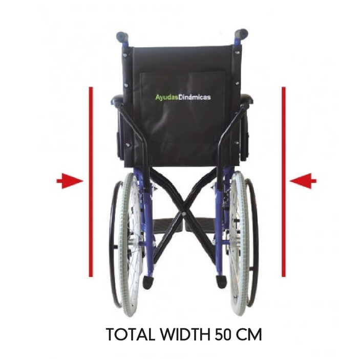 compact-narrow-wheelchair-folding-design-seat-41-43cm-ortoprime-uk