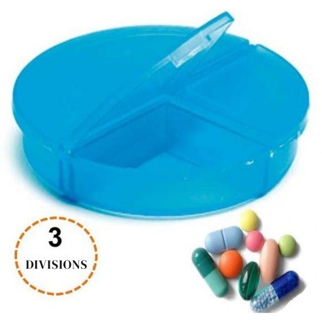 Daily Pill Dispenser 3 Doses | Pocket-Sized