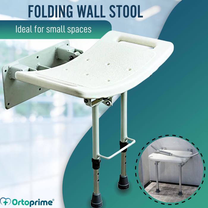 Wall-Mounted Folding Shower Seat | 2 Variants