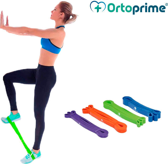 fitness-rehab-elastic-bands-all-resistance-levels-lilac-orange-green-blue-ortoprime-uk