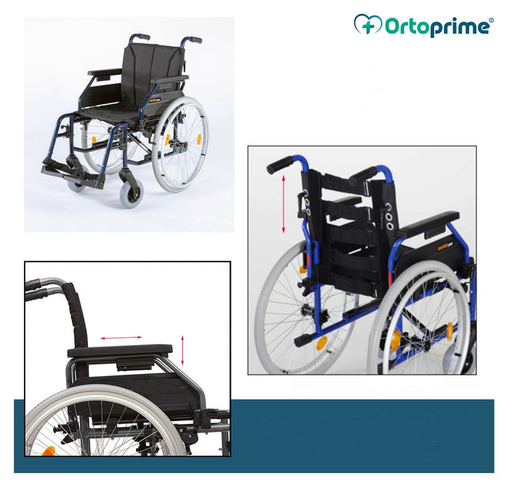 foldable-aluminium-wheelchair-wheels-610mm-300mm-seat-39-51cm-ortoprime-uk