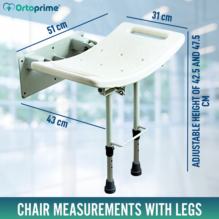 foldable-wall-shower-chair-adjustable-with-or-without-legs-ortoprime-uk