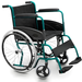 folding-basic-wheelchair-green-colour-ortoprime-uk