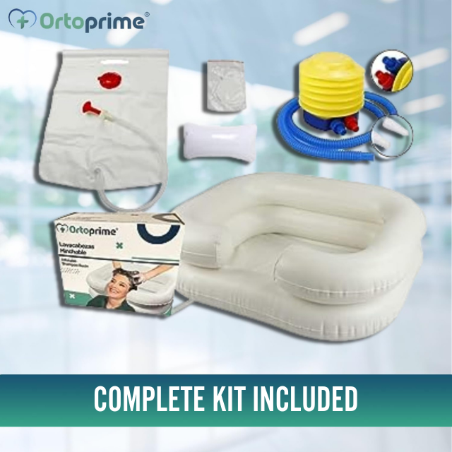 Portable Inflatable Hair Wash Basin Complete Pack