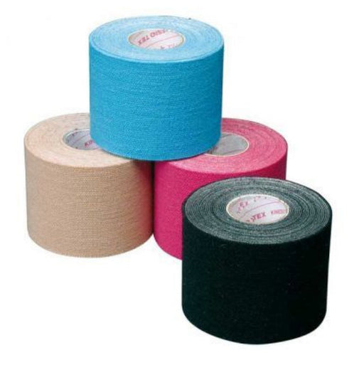 kinesiology-tape-elastic-neuromuscular-red-blue-beige-orange-black-pink-green-assorted-ortoprime-uk