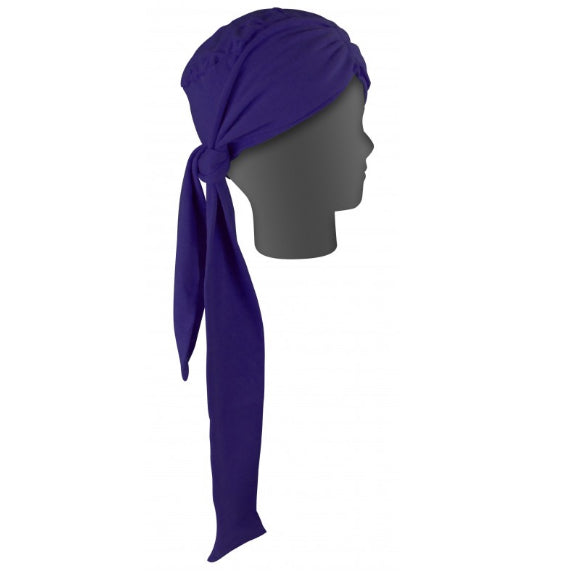 long-draped-oncology-turban-purple-chemo-cap-women-soft-design-ortoprime-uk