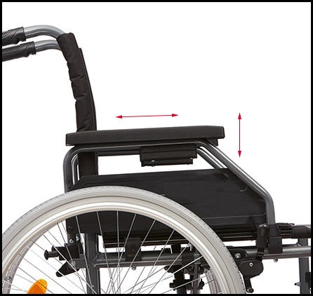 manual-wheelchair-wheels-610mm-seat-39cm-ortoprime-uk