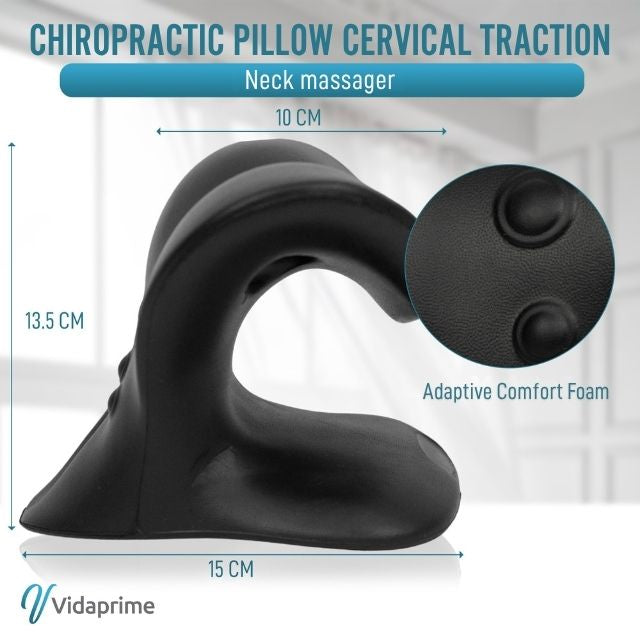 Chiropractic Cervical Traction Pillow | Posture Corrector Cushion
