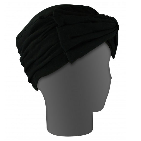 oncology-turban-black-chemo-headscarf-lirio-soft-fit-ortoprime-uk