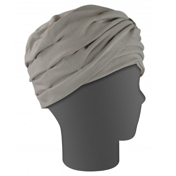 oncology-turban-brown-chemo-headscarf-pleated-style-ortoprime-uk