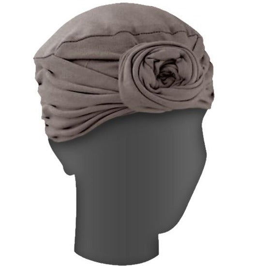 oncology-turban-floral-chocolate-chemo-scarf-soft-pleated-ortoprime-uk