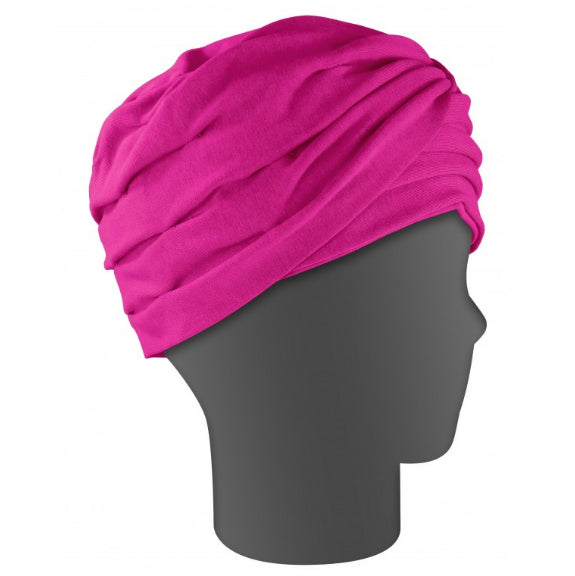 oncology-turban-fuchsia-chemo-cap-women-pleated-comfort-ortoprime-uk