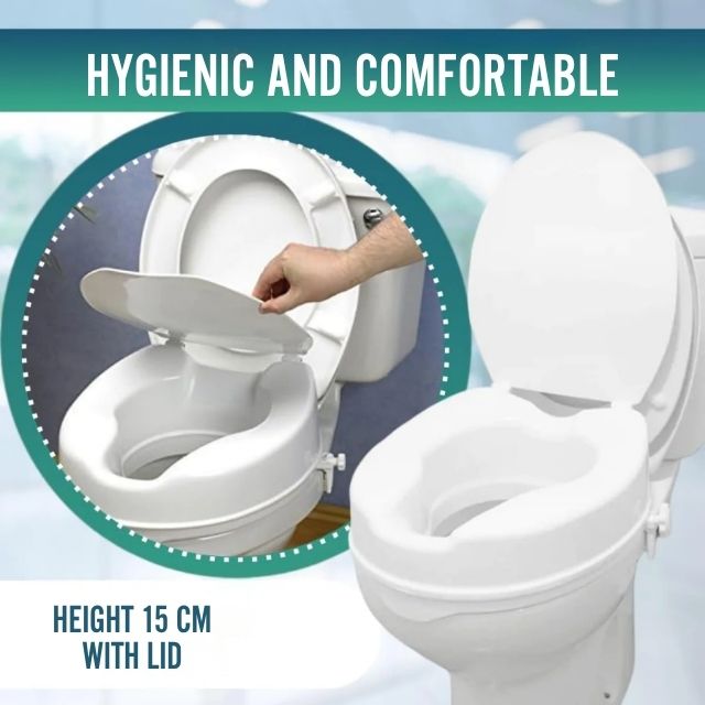 Adult Toilet Riser 15 cm | Universal Toilet Riser