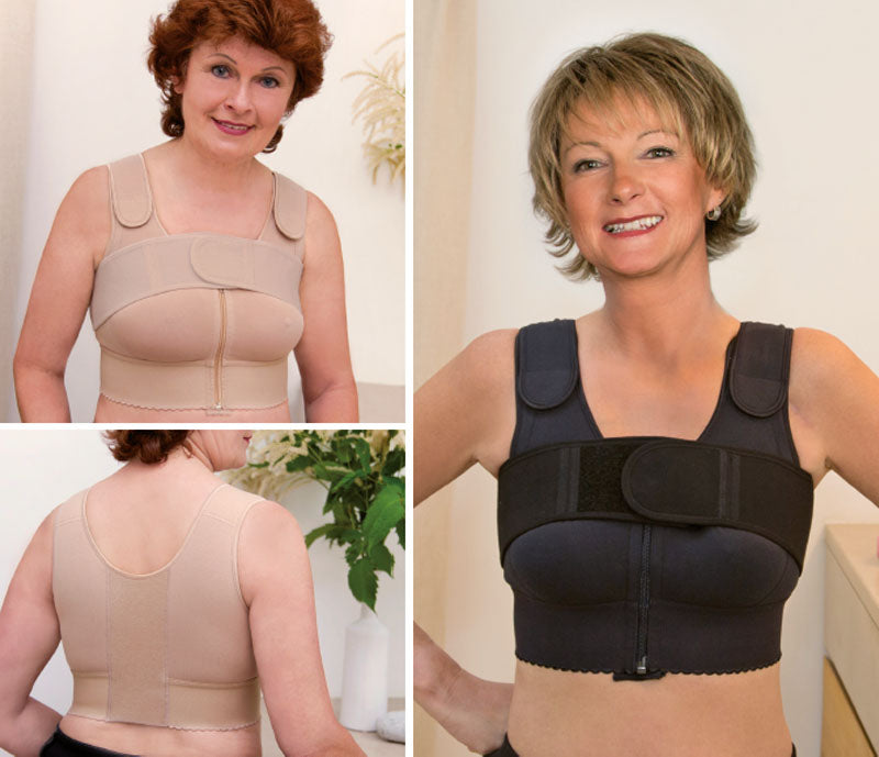 post-op-chest-band-white-black-breast-surgery-support-ortoprime-uk