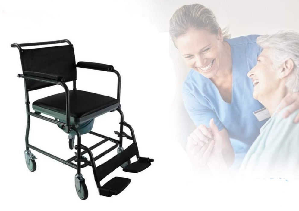 steel-frame-wheelchair-with-toilet-seat-ortoprime-uk