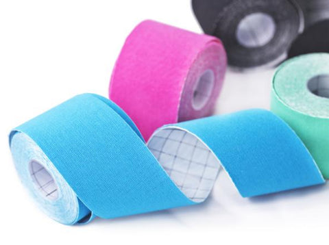 therapeutic-kinesiology-tape-multi-color-red-blue-beige-orange-black-pink-green-assorted-ortoprime-uk