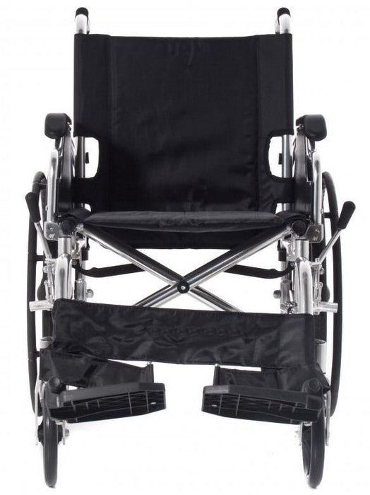 wheelchair‑wide‑aluminium‑chromed‑folding‑ortoprime‑uk